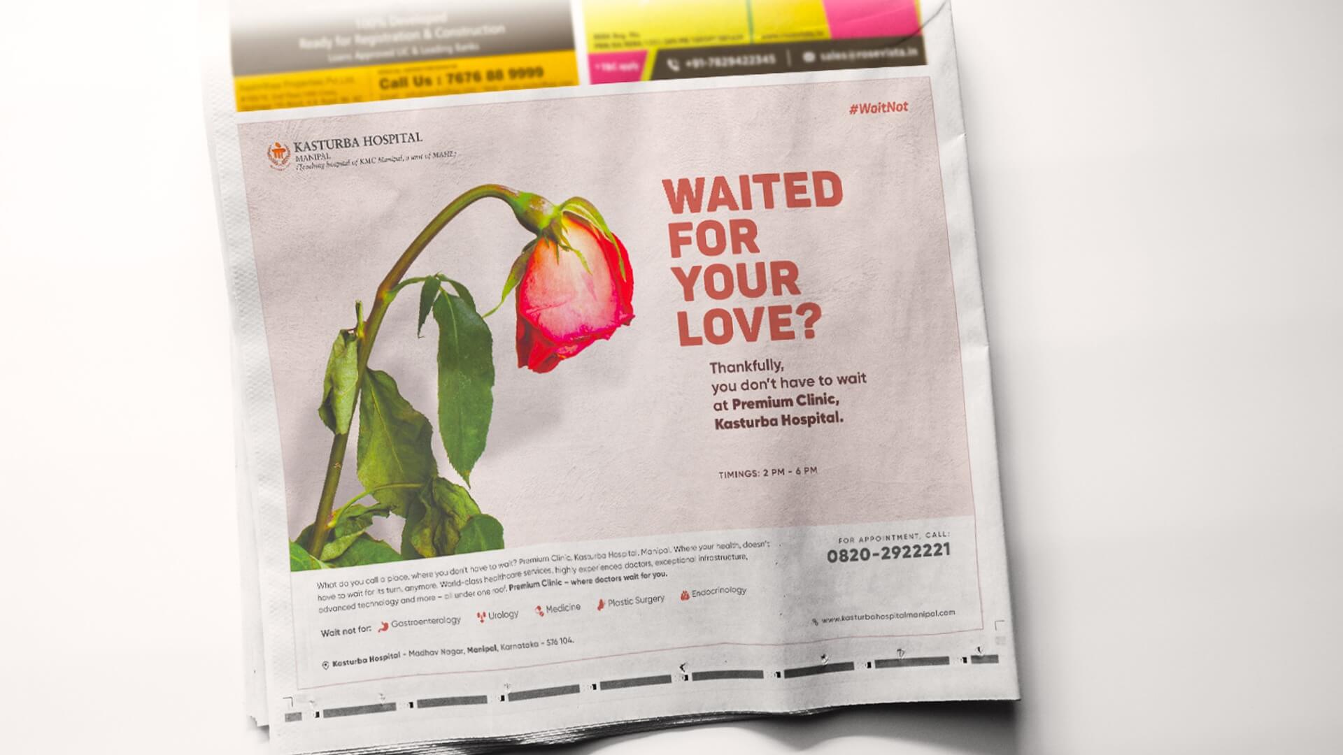 Wait Not - Kasturba Hospital Manipal (Campaign)