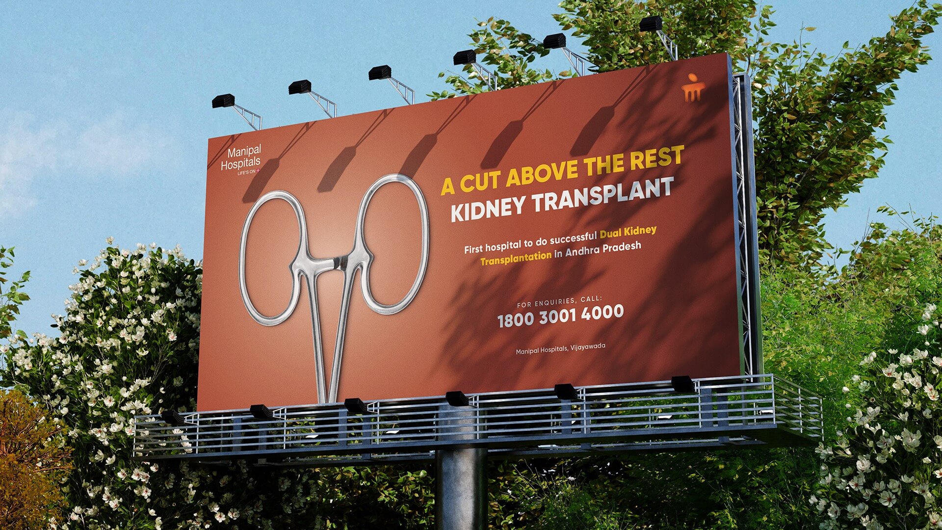 Outdoor. Made Clear. - Manipal Hospital (Print & OOH)