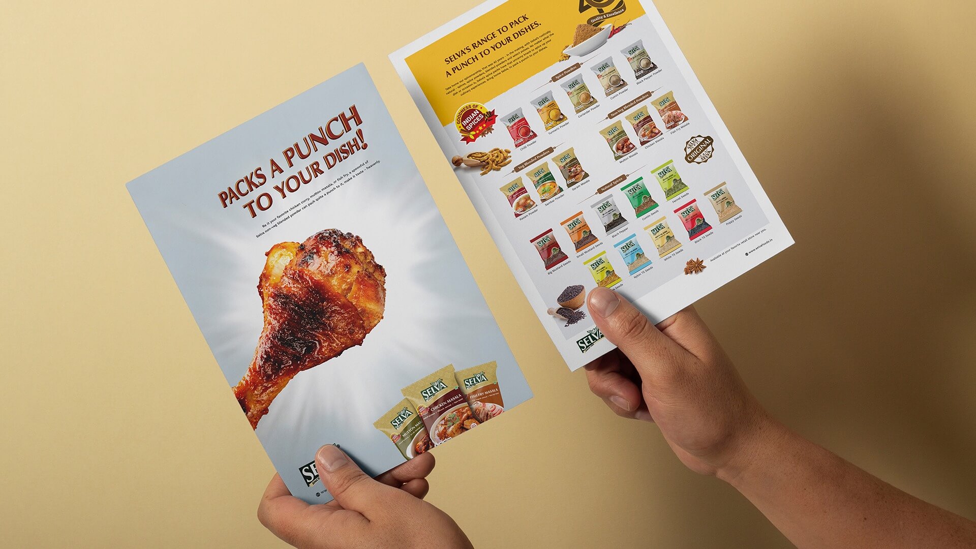 Packs A Punch. - Selva Foods (Print & OOH)