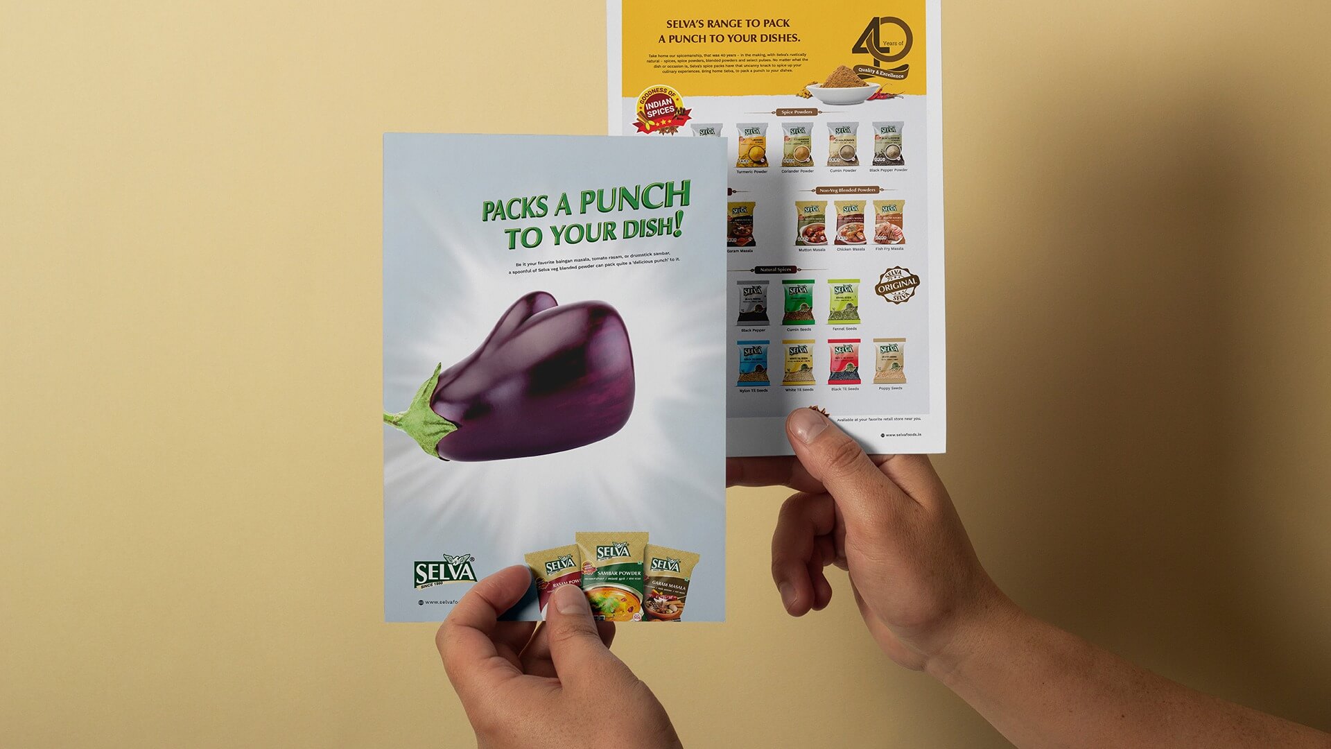 Packs A Punch. - Selva Foods (Print & OOH)