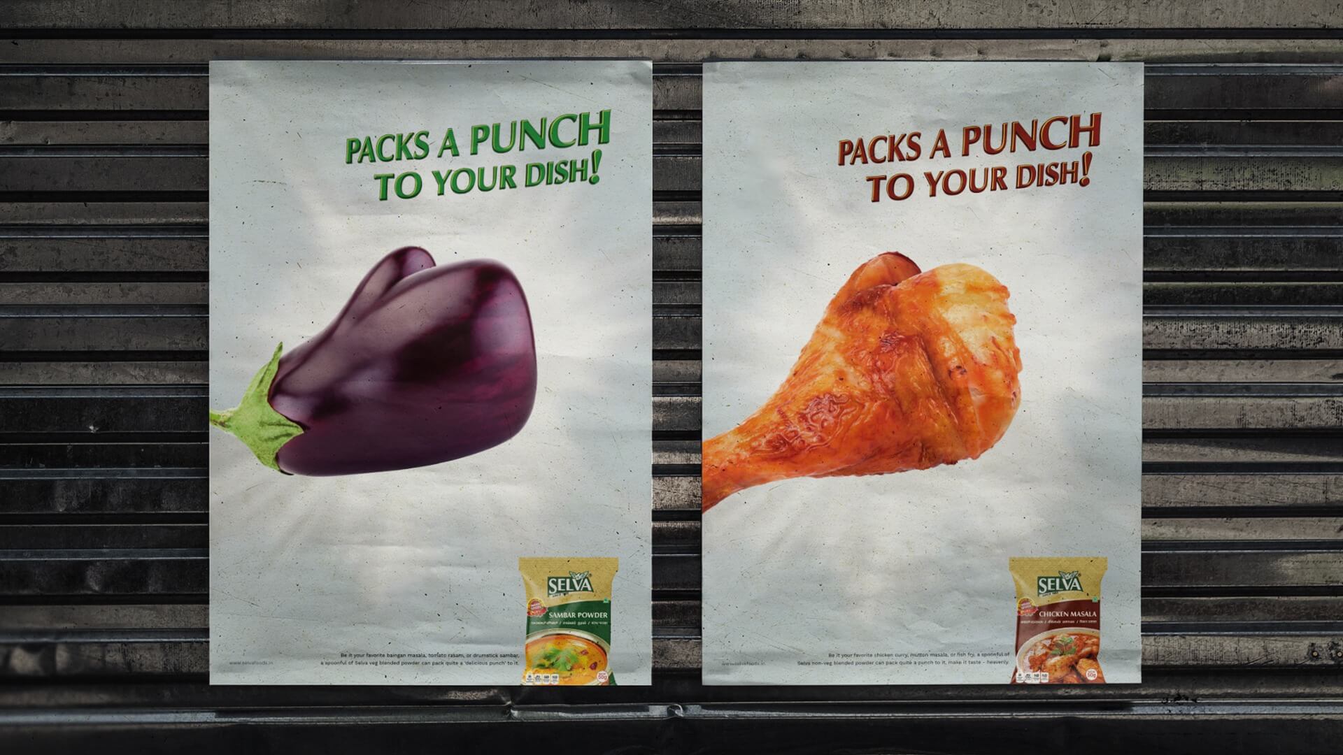 Packs A Punch. - Selva Foods (Print & OOH)
