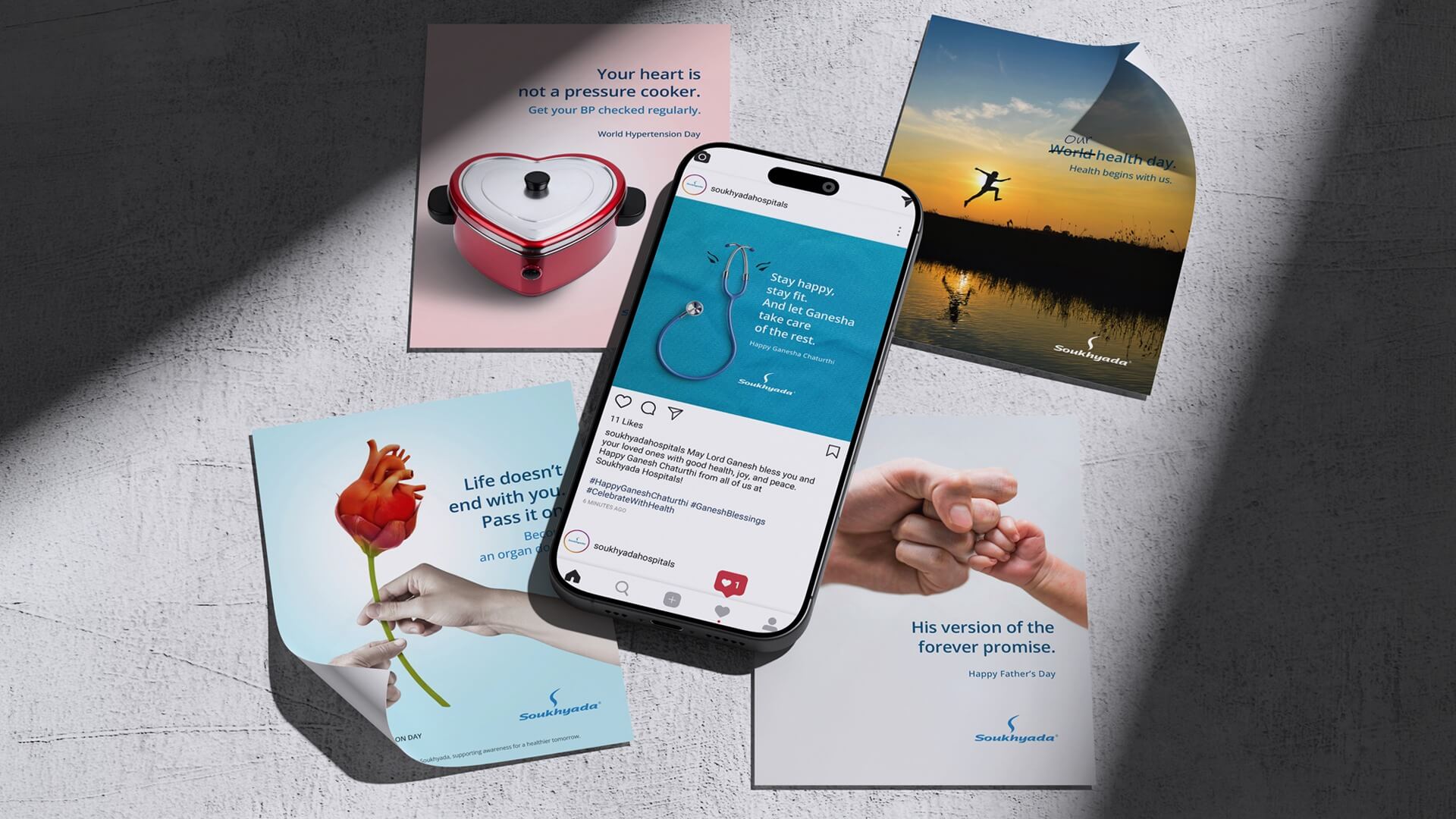 Soukhyada Hospitals - Social Media